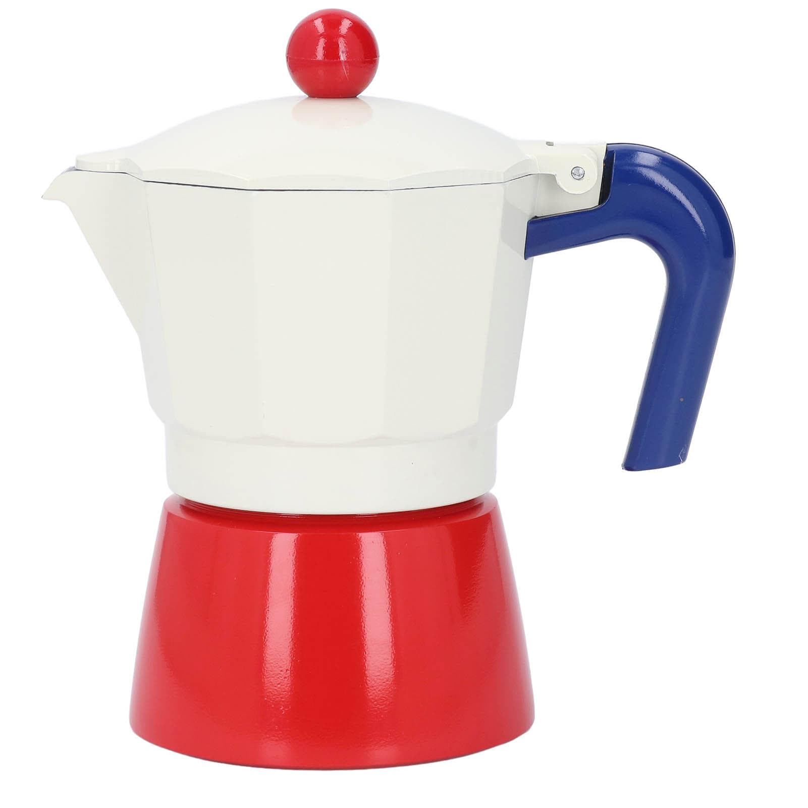 Stovetop Coffee Pot 3 Cup 150ML Easy to Use Aluminum Stovetop Coffee Maker for Home Outdoor L(for 6.5-9kg)
