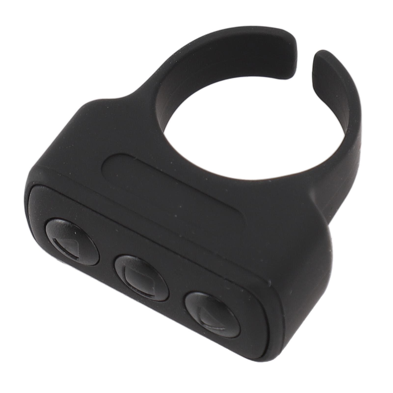 Bluetooth Ring Controller Multifunction Fashion Selfie Remote BT 5.0 Wireless Scrolling Control black