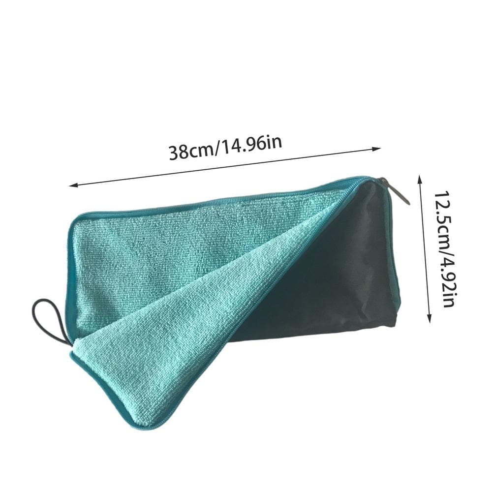 Umbrella Bag Chenille Outdoor Umbrella Storage Bag with Zipper Super Absorbent Storage Bag Quick-Drying Umbrella Cover sky blue
