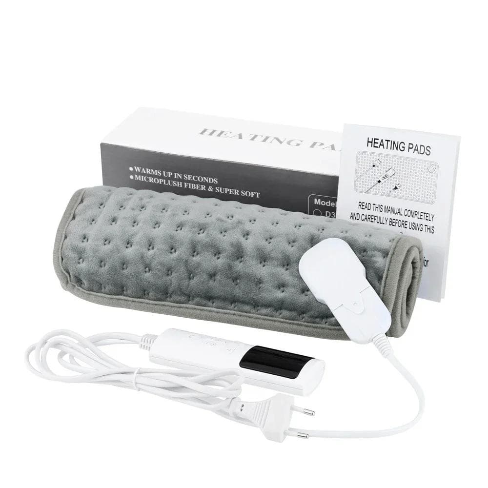 Electric Heated Blanket Cozy Soft 2-Layer Flannel Heated with 9 Heating Levels & 4-Speed Timing Washable Home Office Winter Use