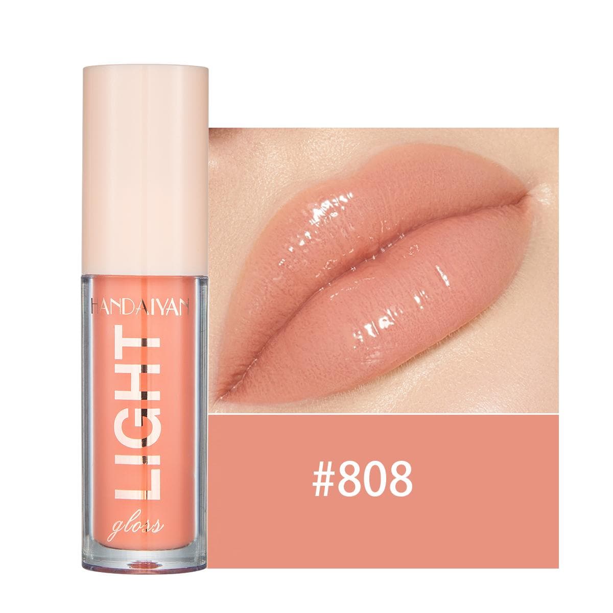 12 Colors Mirror Pearl Lip Gloss Waterproof Long Lasting Moisturizing Lipstick Shine Glitter Lip Gloss Women Makeup Cosmetic 08