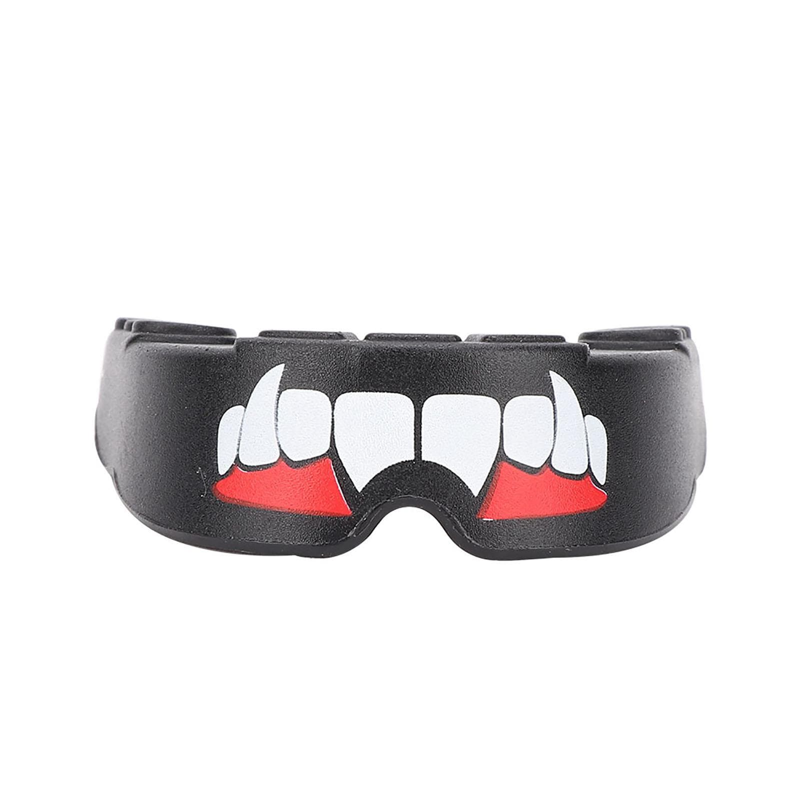 Professional Mouth Guard Teeth Protector Gum Shield Karate Boxing Protection Tool Black black
