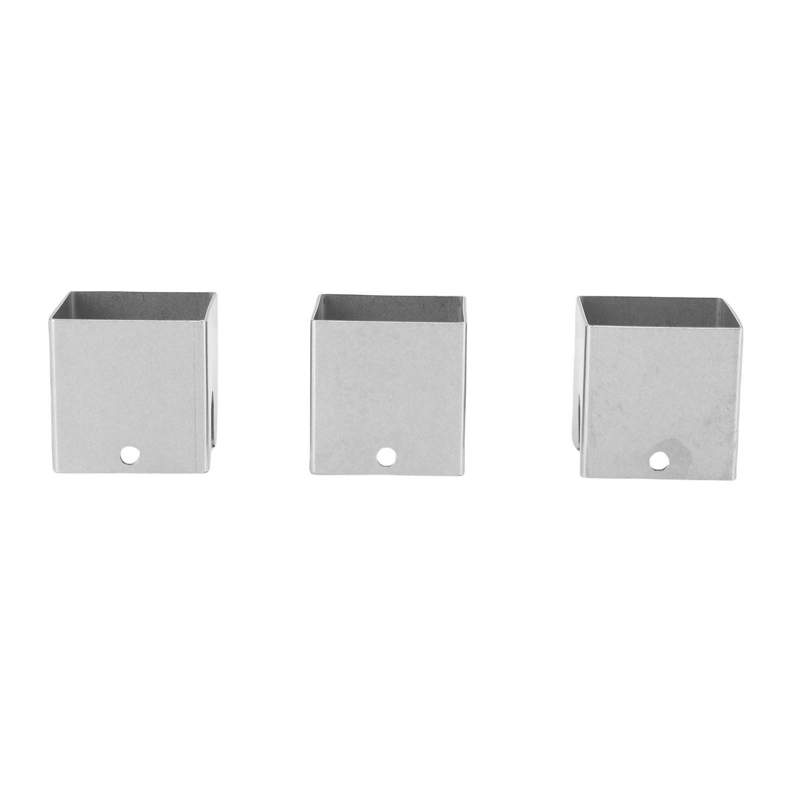 3pcs Universal BBQ Spacer Stainless Steel Fireproof Grill Heat Plate Spacers for BBQ Bucket and Pan