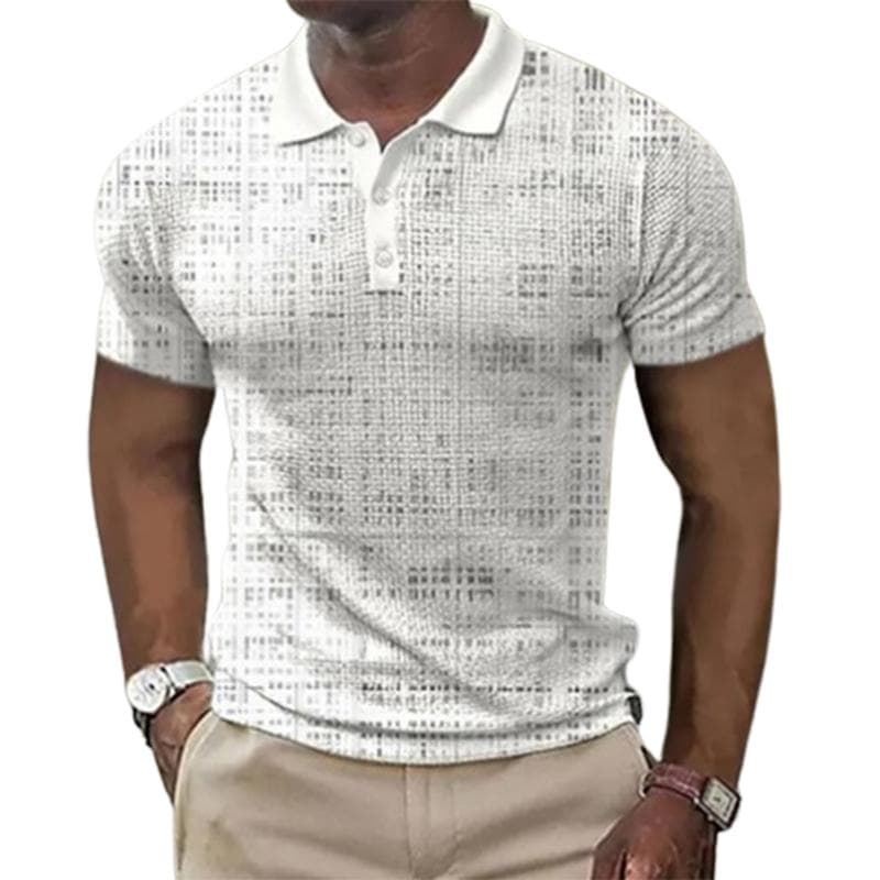 Summer Men Fashion and Casual Short Sleeve Polo Shirt XL