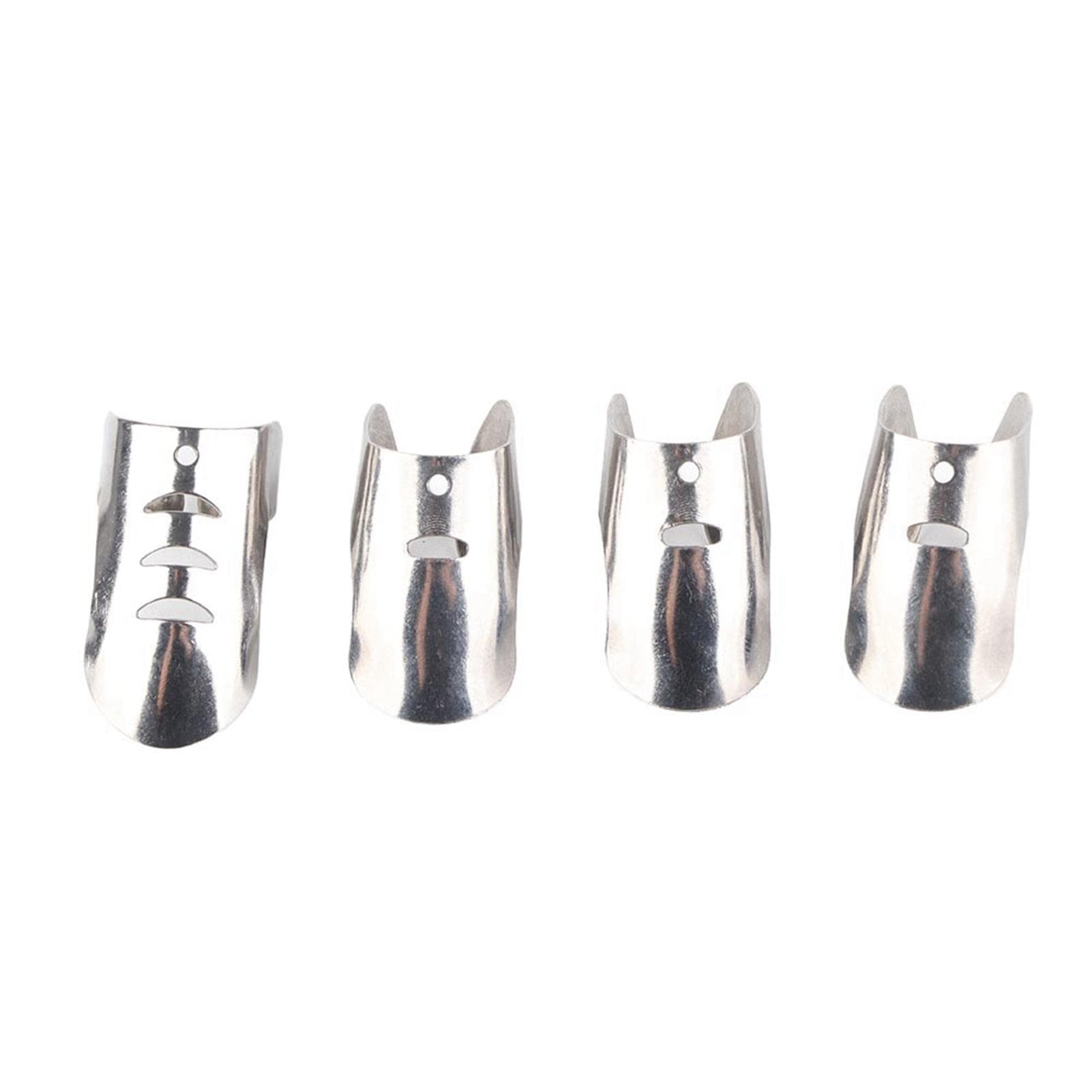 4PCS Stainless Steel Finger Guard Protector Avoid Hurting for Cutting Slicing