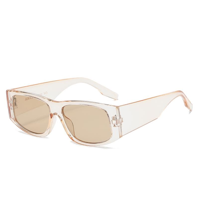 1pc Fashion Small Frame Square Sunglasses Women Luxury Brand Colorful Simple Design Eyewear