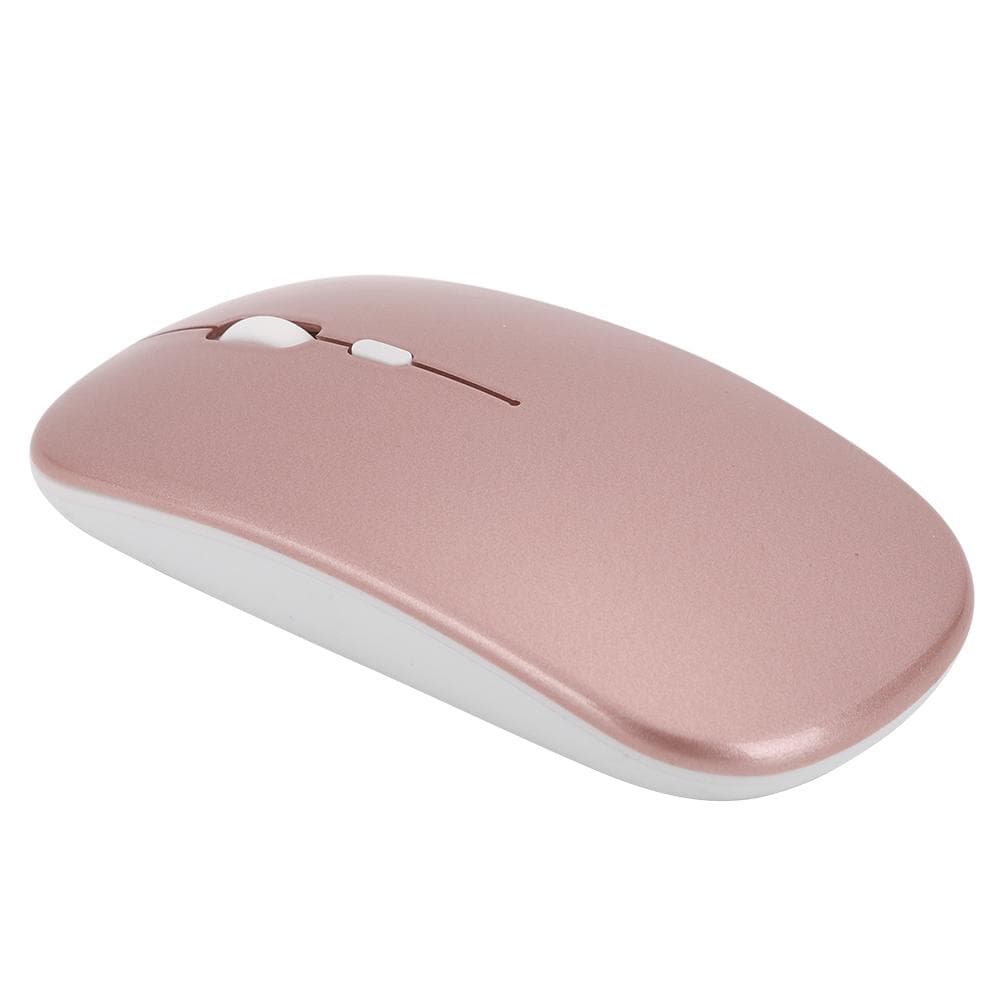Bluetooth 2.4G Dual Mode Wireless Mouse for Windows 98 Me 2000 XP Vista Win 7 Win8(Gray rose gold