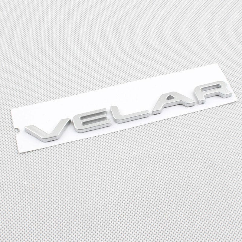 RDYNAMIC VELAR letter emblem car stickers Availability refit accessories trunk logo babel VELAR-Silver