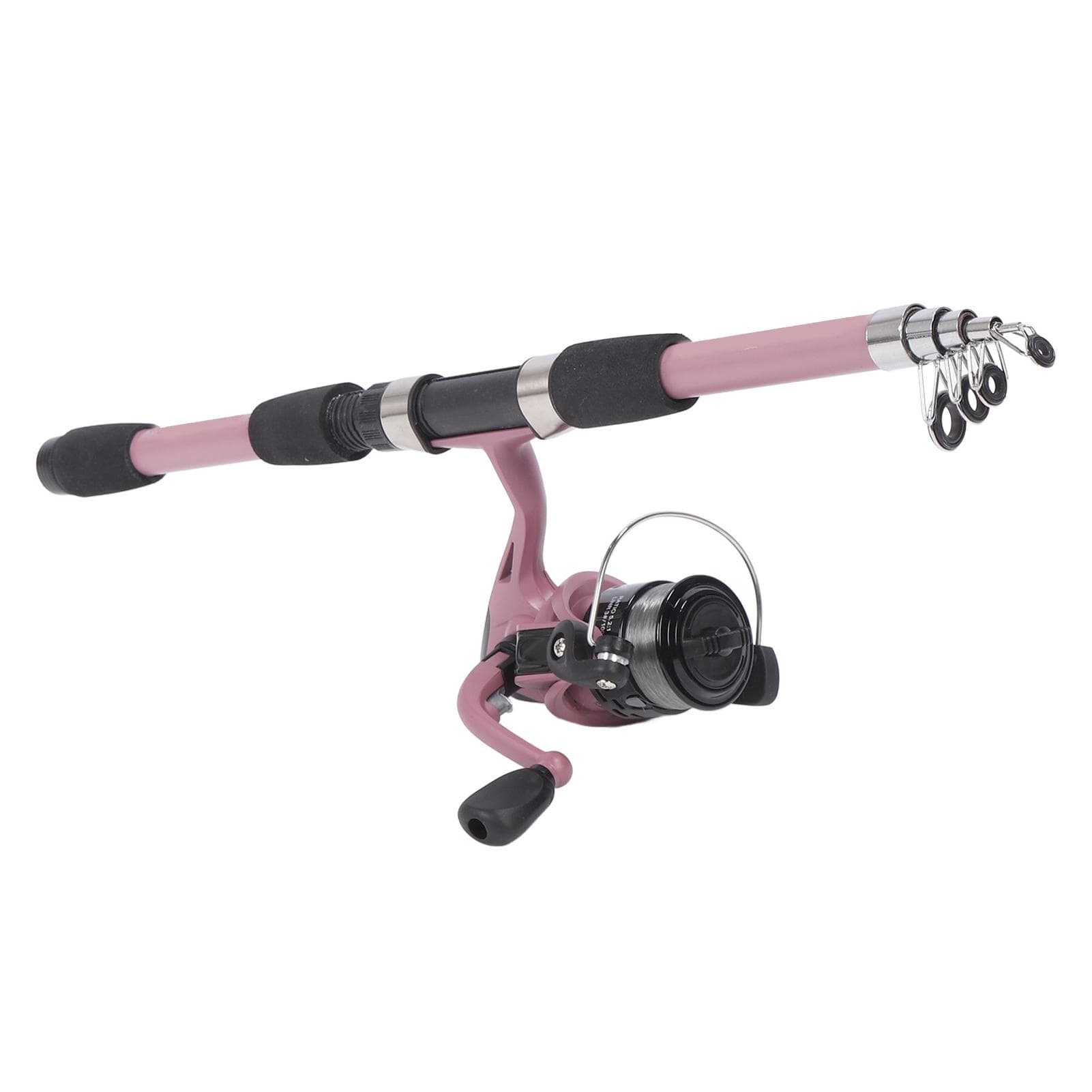 5.4ft Fishing Pole Set Portable Telescopic Fishing Rod Reel Combo Kit for Boys Girls Youth with