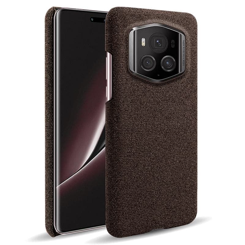 For Honor Magic6 RSR Porsche Design 5G Phone Cover Cloth+PC Drop-proof Back Case F