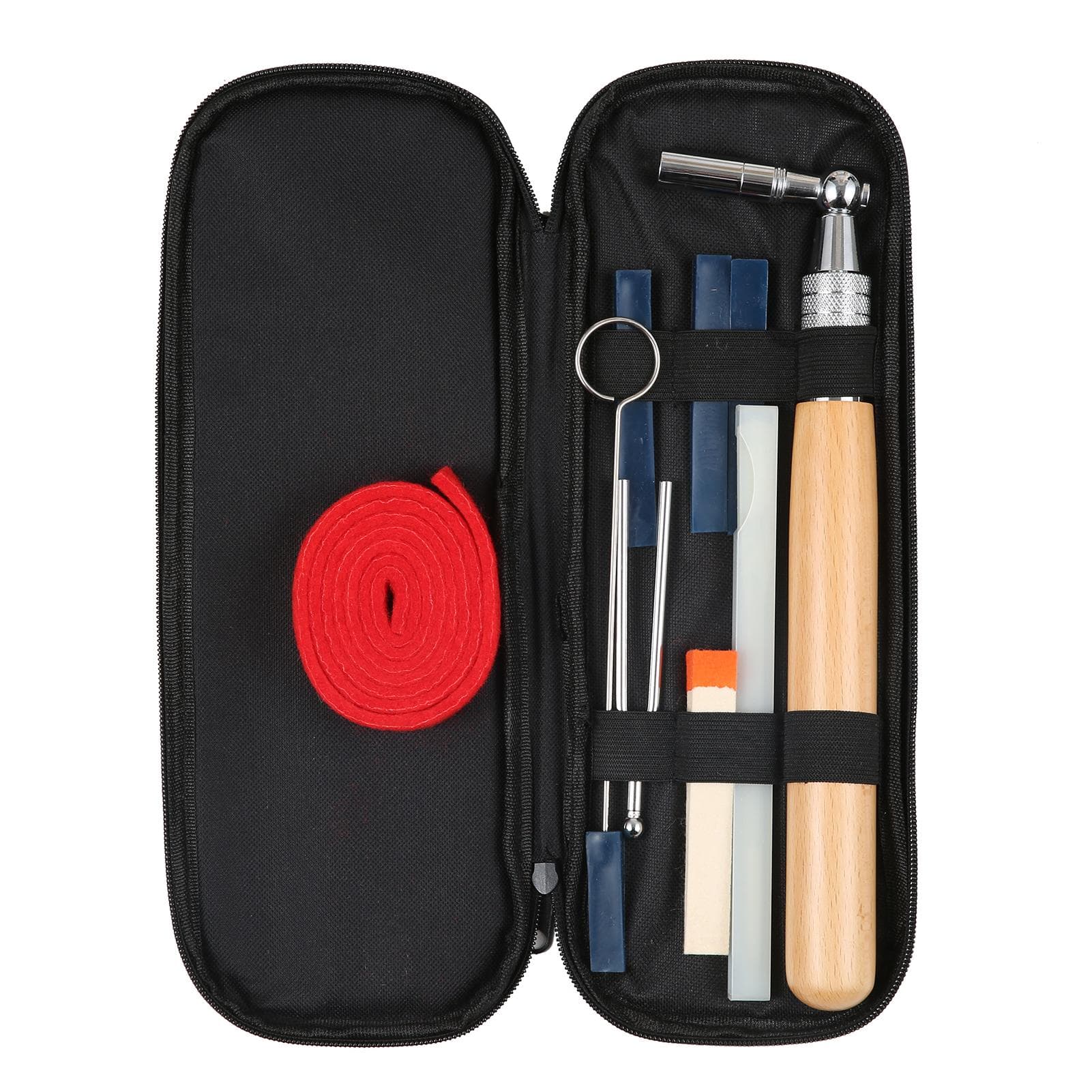 10pcs Piano Tuning Kit Professional Tuning Tools Set Tuning Wrench Long Handle Tuning Wrench Rubber multicolour