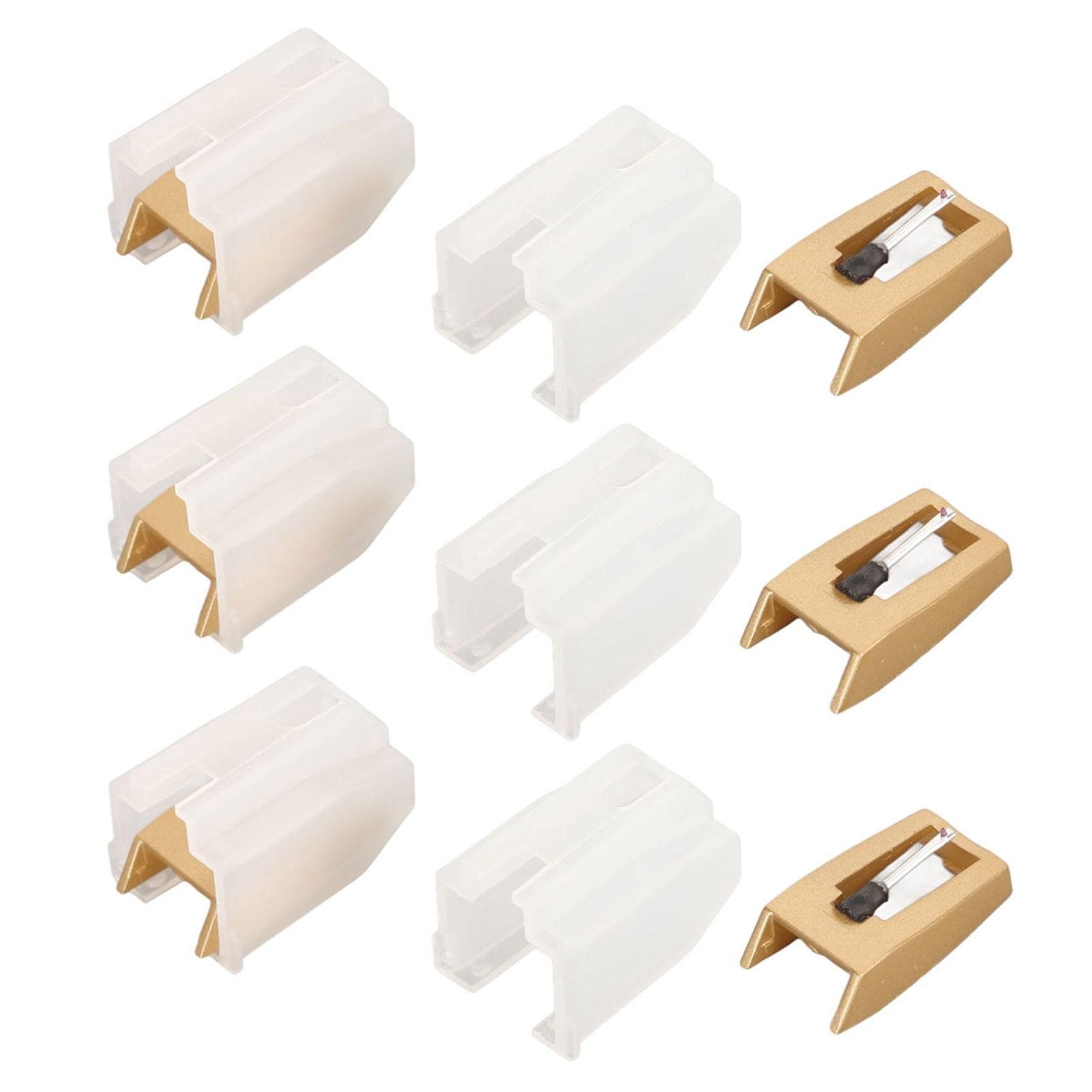 6pcs Record Player Needle Professional Turntable Stylus Replacement for Victrola for Crosley for