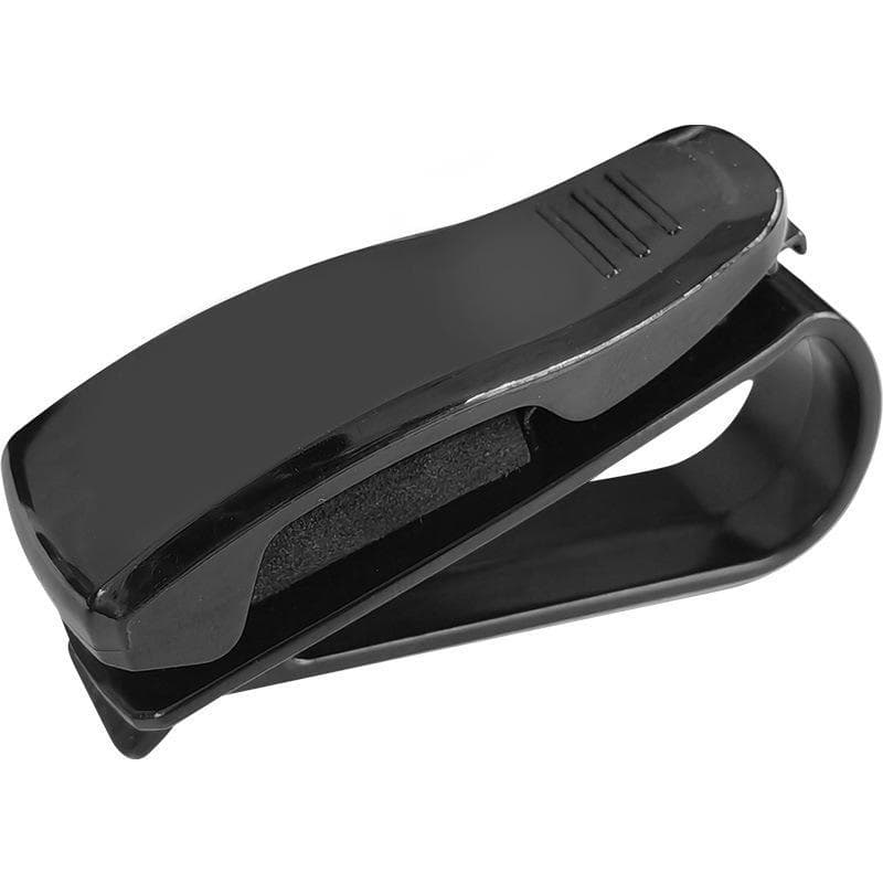 4PCS Car Mounted Glasses Frame Multi-function Card Clip Bill Storage Sunshade Car Clip Sunglasses Clips Pack of 4 black