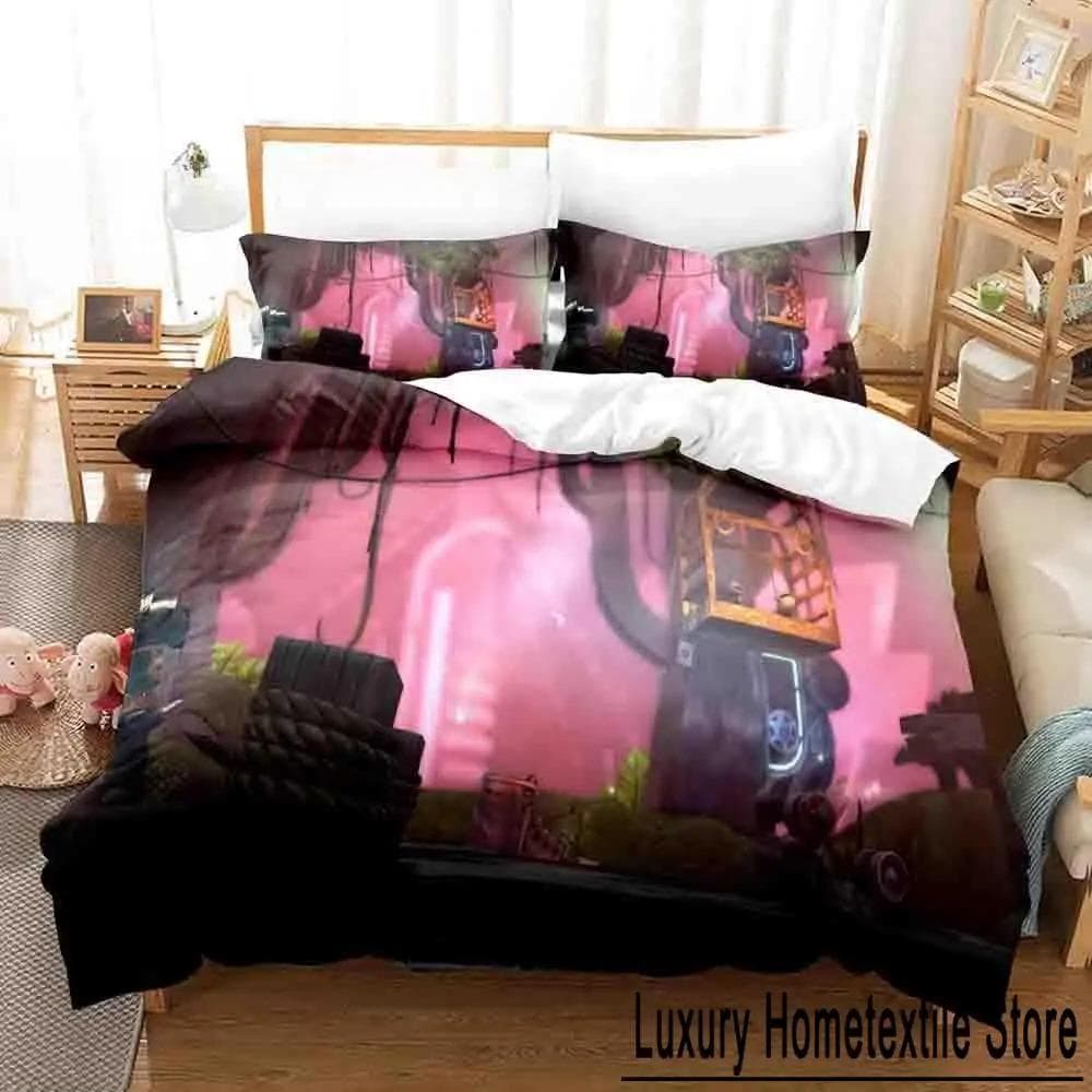 Sackboy Little Big Planet Bedding Set Single Twin Full Queen King Size Bed Set Aldult Kid Bedroom Duvet cover Sets Anime Bed EU Single 135x200cm