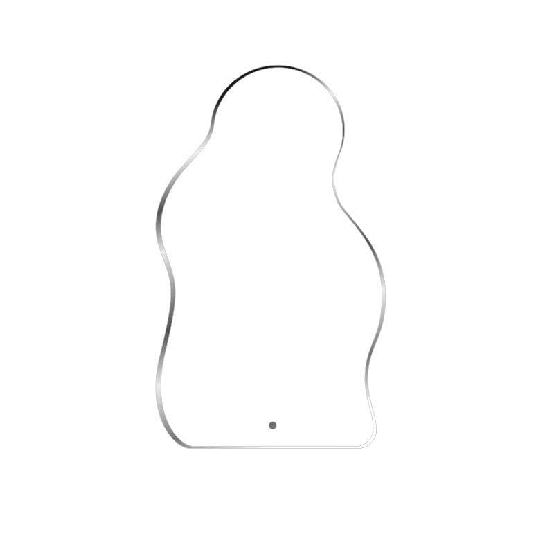 Nail Display Board Irregular Japanese Nail Style Work Display Board Sample High End Color Card Template silver