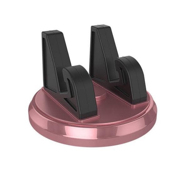 360-degree Car Navigation Bracket Multifunctional Adhesive Mobile Phone Support Frame for Car Interior Supplies pink