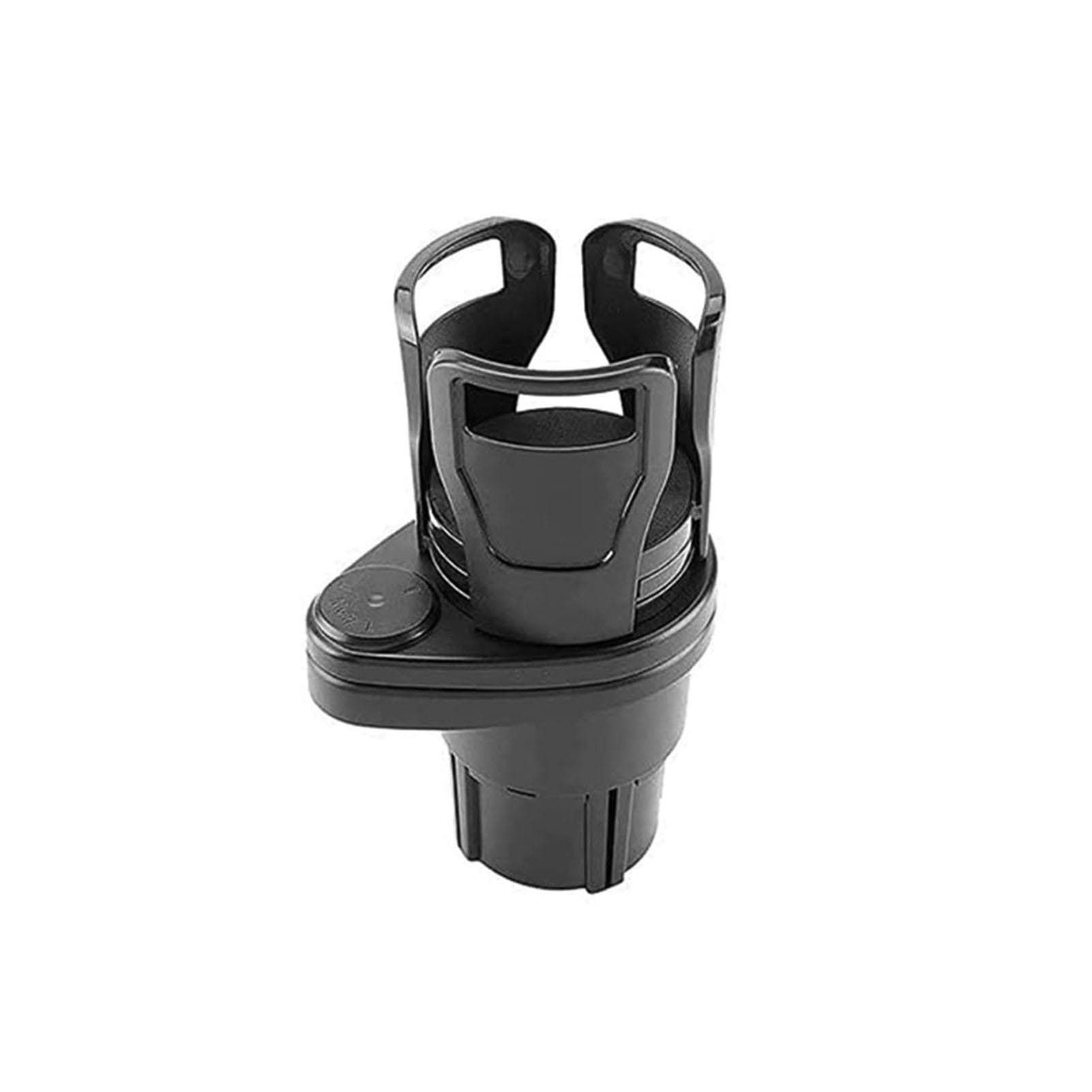 Multifunctional Adjustable 2in1 Car Seat Cup Holder Car Cup Holder Expander Adapter for Water matte black
