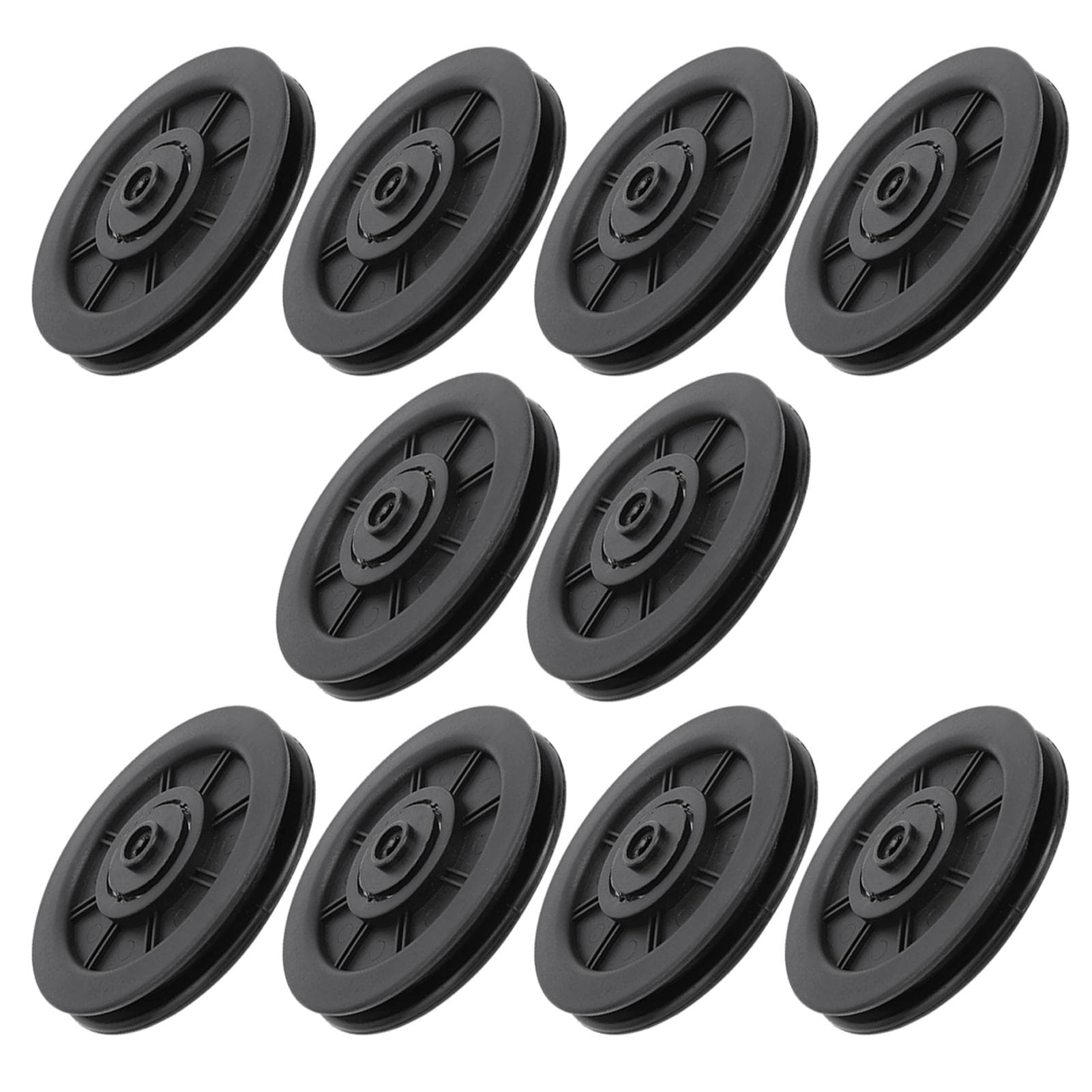 10PcsSet 100MM Universal Nylon Bearing Pulley Wheel Replace for Gym Fitness Equipment