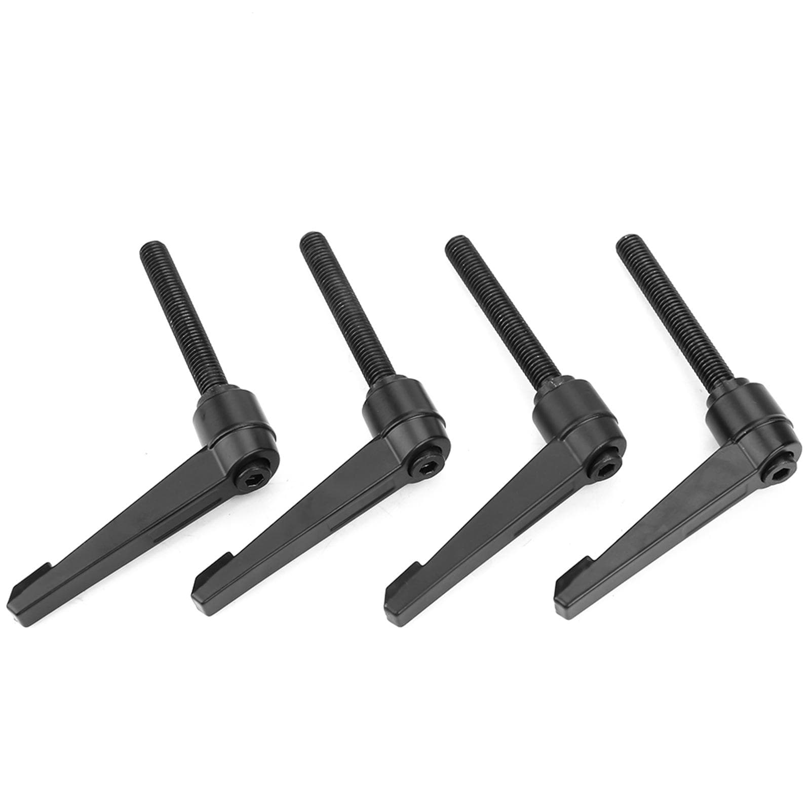 4PCS Metal Machine Knobs Adjustable Fixing Handle M10 Male Thread (80mm)
