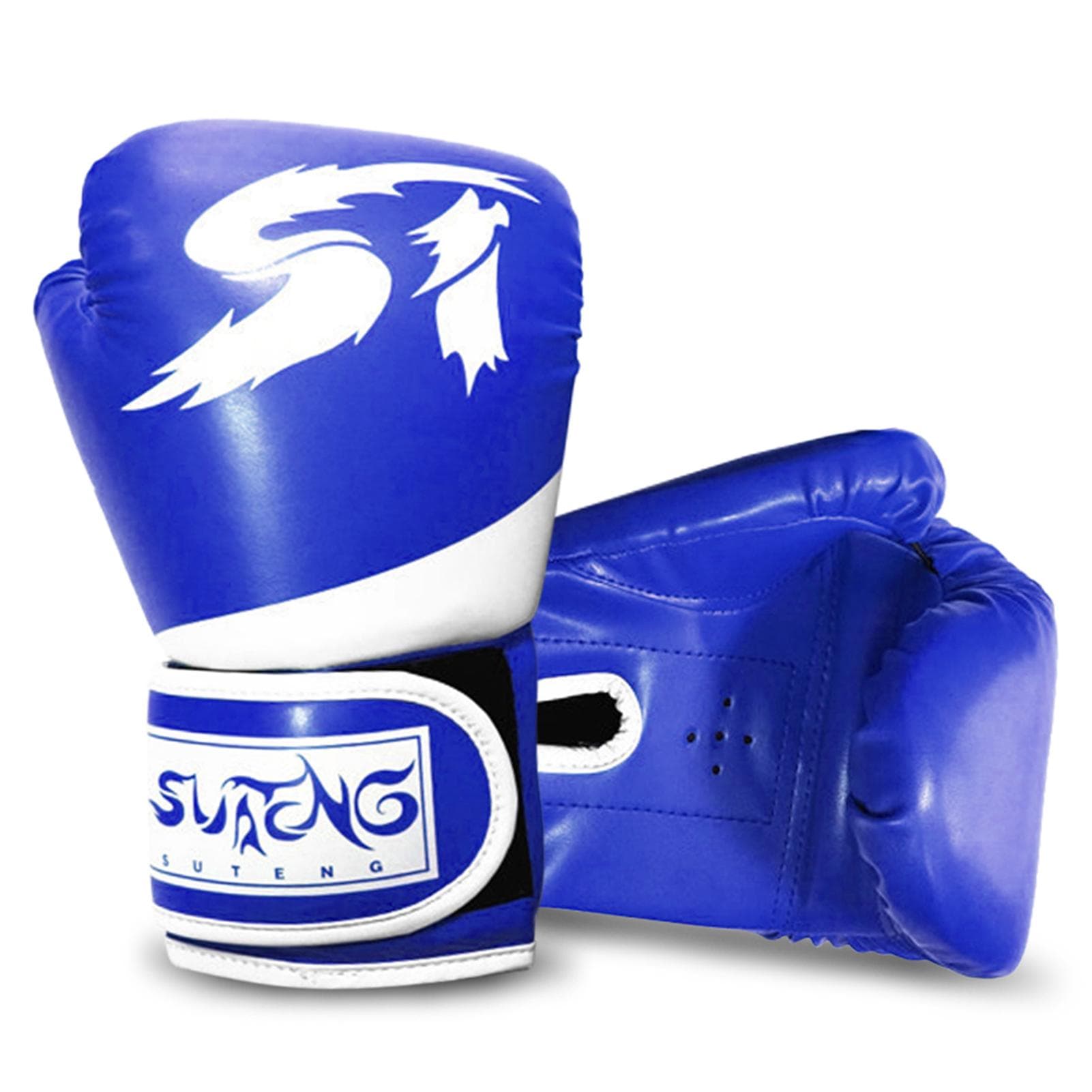 Children Boxing Gloves Kids Kick Boxing Training Gloves Youth Muay Thai Punching Bag Mitts Boxing blue