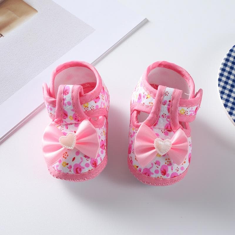 Summer Baby Girls' Canvas Shoes First Walkers Sweet Princess Shoes 11