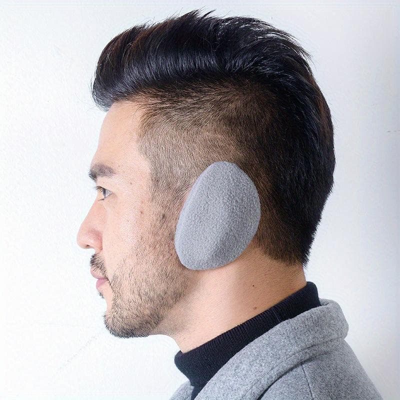Men Women Winter Fleece Ear Cover Bandless Ear Warmers Earmuffs Soft Thick Ear Warmers Windproof Ear Protection Earlaps M