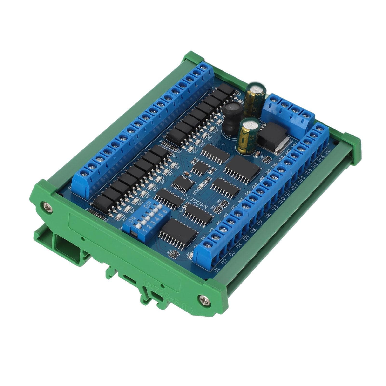 PLC Expansion Board 16 Input 16 Output DC 6.5 to 30V Maximum 19200BPS RS485 Remote Control Switch
