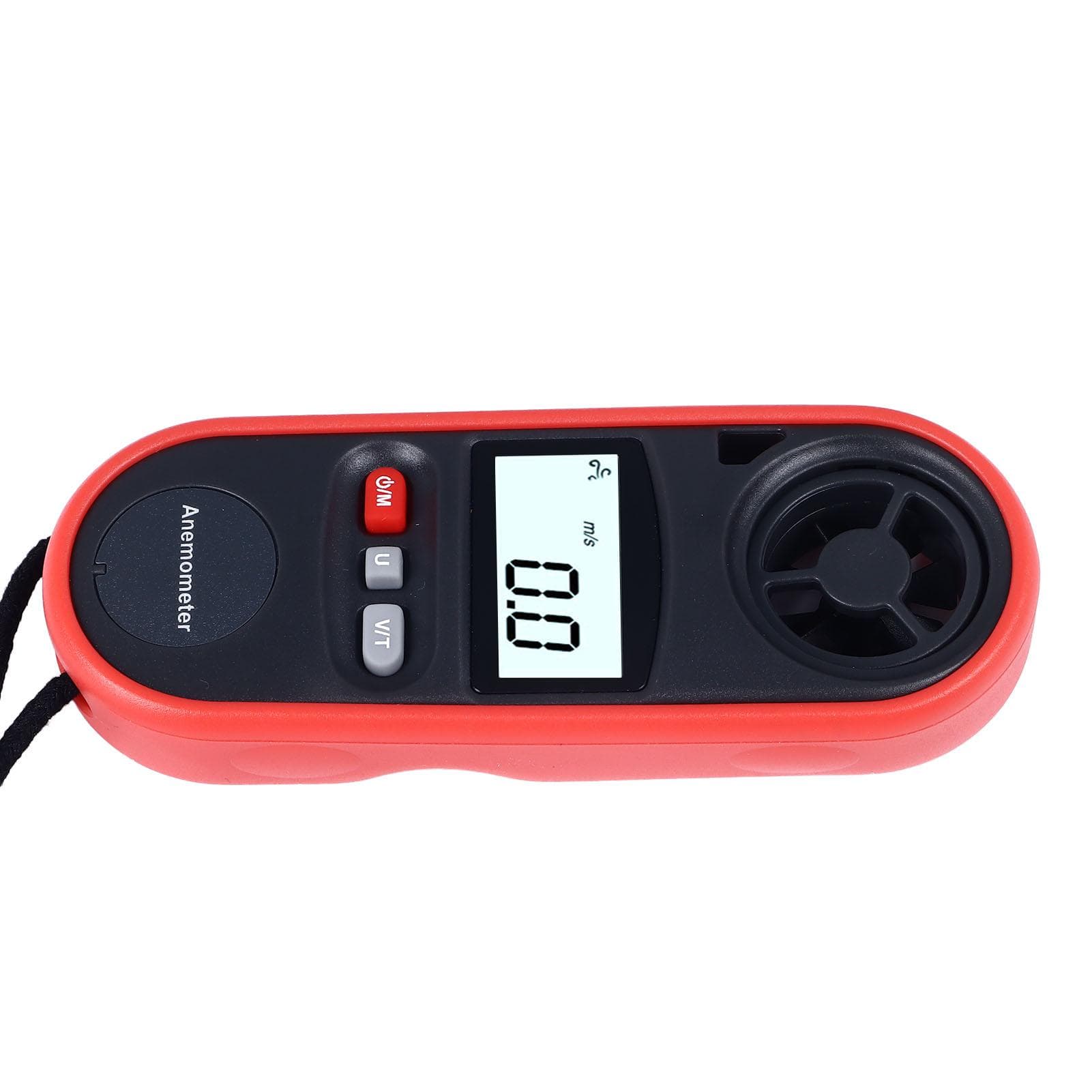 Anemometer Handheld Digital Wind Speed Meter Gauge Air Flow Tester for House HVAC 14 Fahrenheit ?113 Fahrenheit