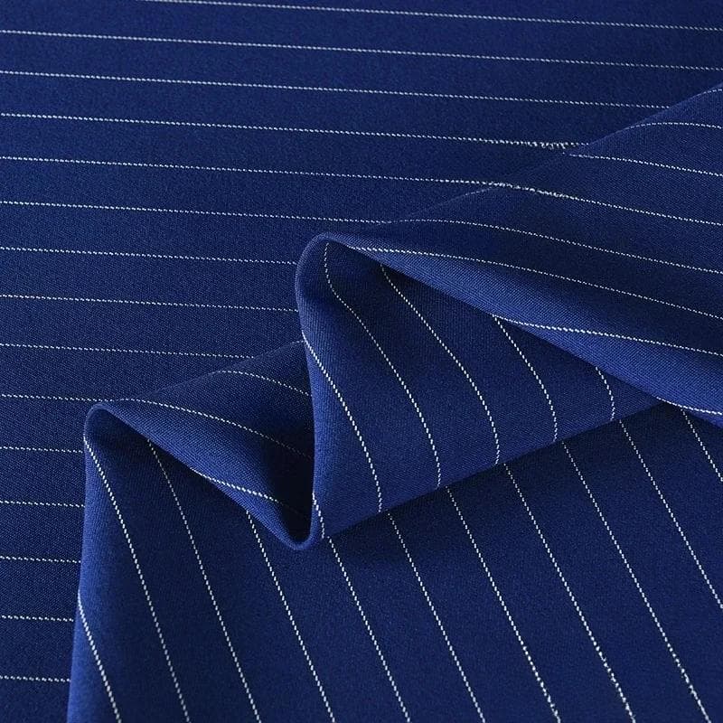 100x150cm Fine Stripe Fabric Spring Summer Fashion Skirts Suits Cloth Apparel Sewing Fabric Polyester Rayon Spandex Material 100x150cm