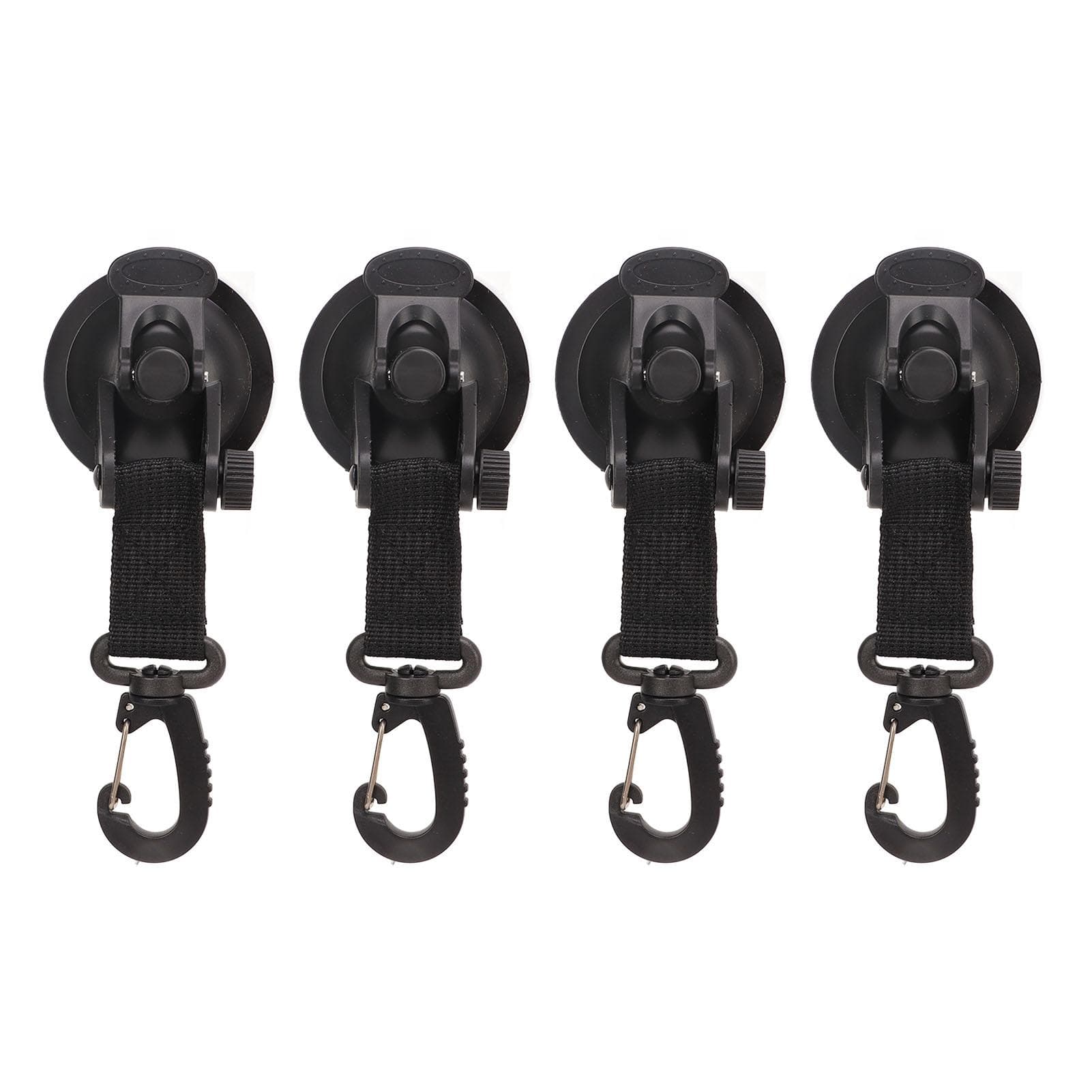 4Pcs Heavy Duty Suction Cups Anchor High Strength Portable Strong Suction Cups with Hooks for