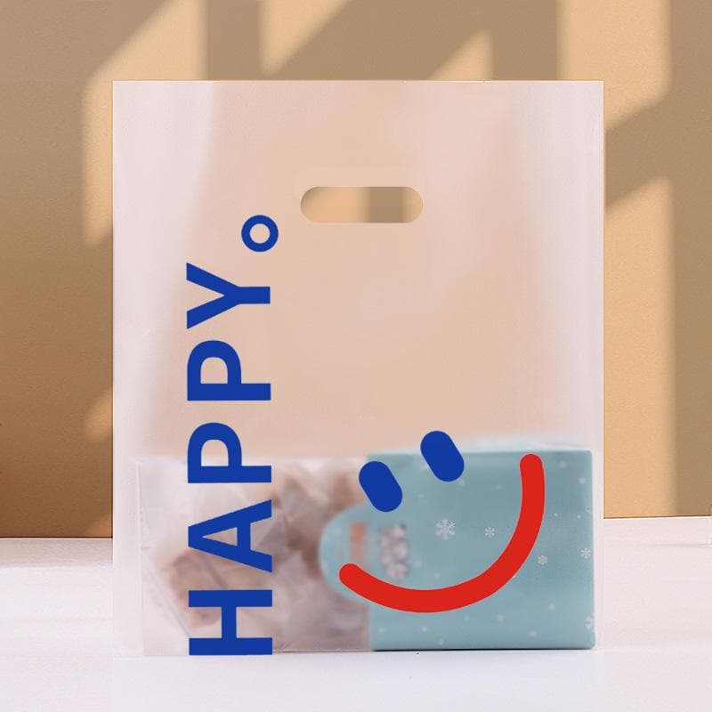 50Pcs/Lot Small Daisy Transparent Plastic Bag Pretty Mini Mixed Pattern Jewelry Earring Jewelry Gift Bag Shopping Pouch
