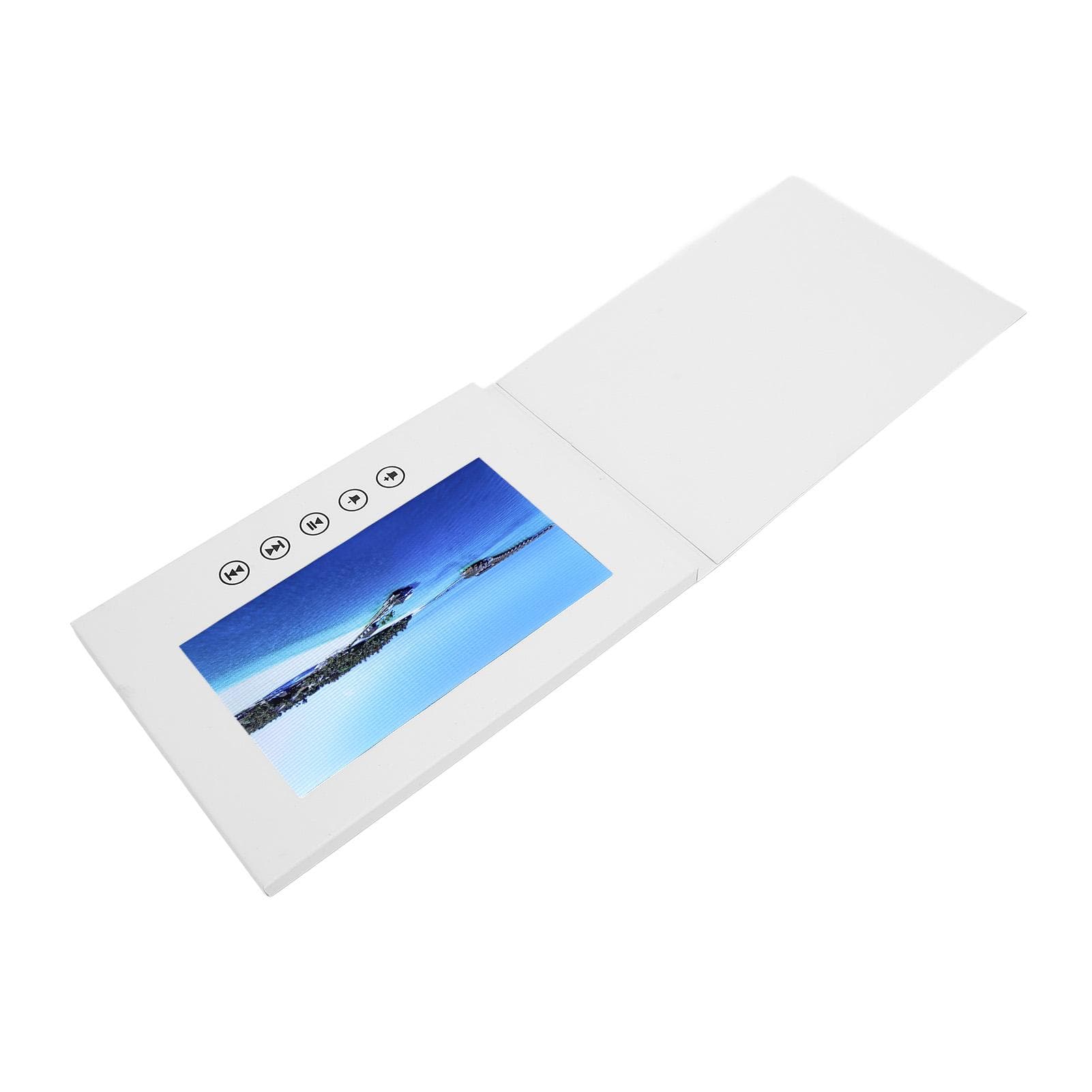 Video Greeting Card with LCD Screen 720P HD Video and Picture DIY Electronic Video Brochure with 5 Inch