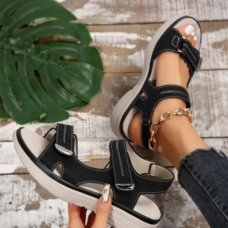 New Summer Women's Large Size Platform Casual Sandals with Sandals Women's Shoes Zapatos De Mujer Sandal 43