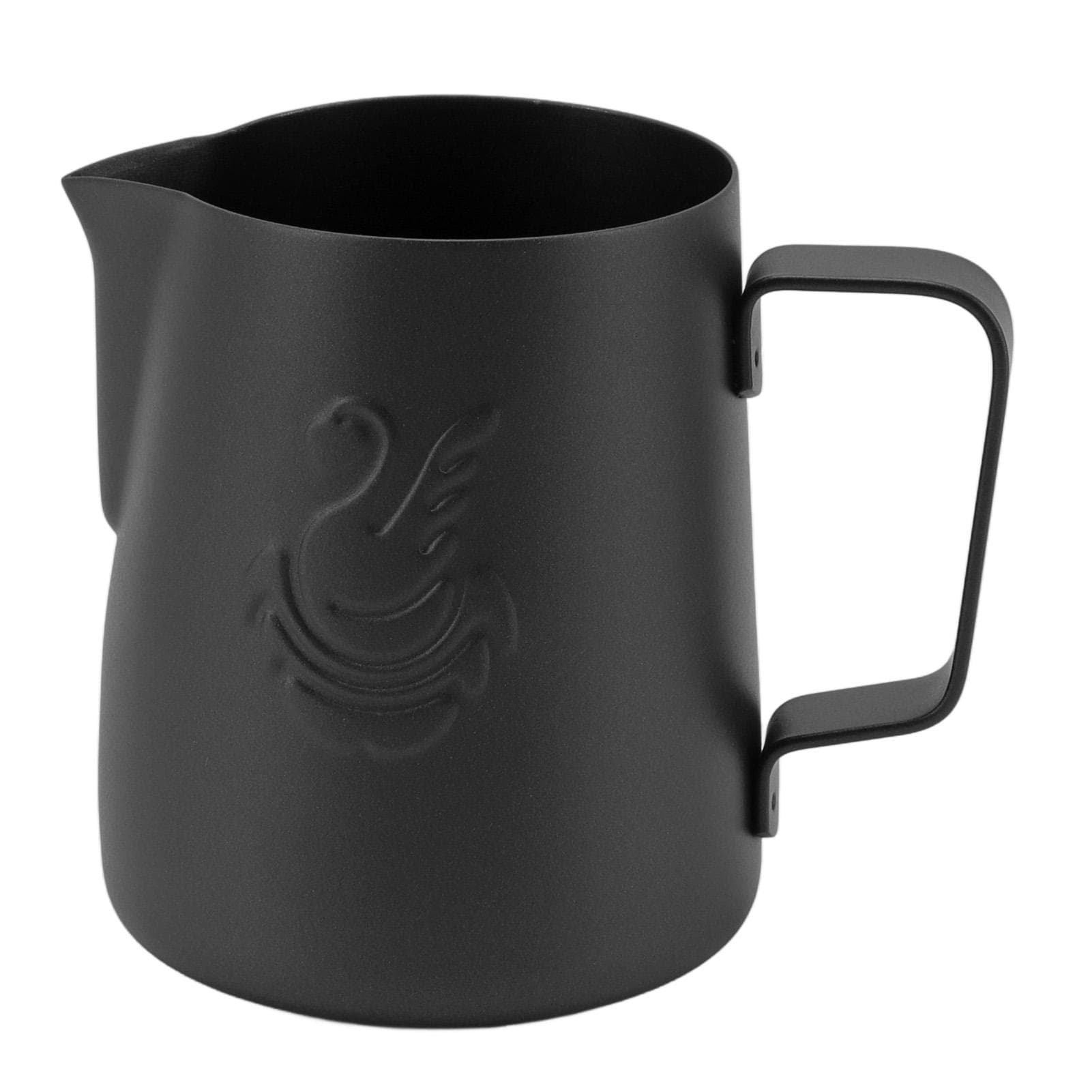 Milk Frothing Pitcher Multipurpose 304 Stainless Steel Coffee Steaming Pitcher with Handle for Milk L(for 6.5-9kg)