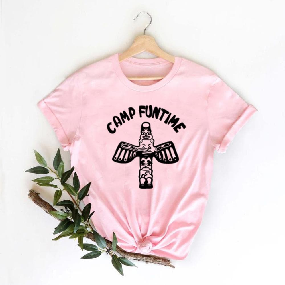Camp Funtime T Shirt Debbie Harry Shirt Deborah T-Shirt 70s Classic Rock Tshirt Vintage Punk Disco T-Shirts Graphic Tee L pink