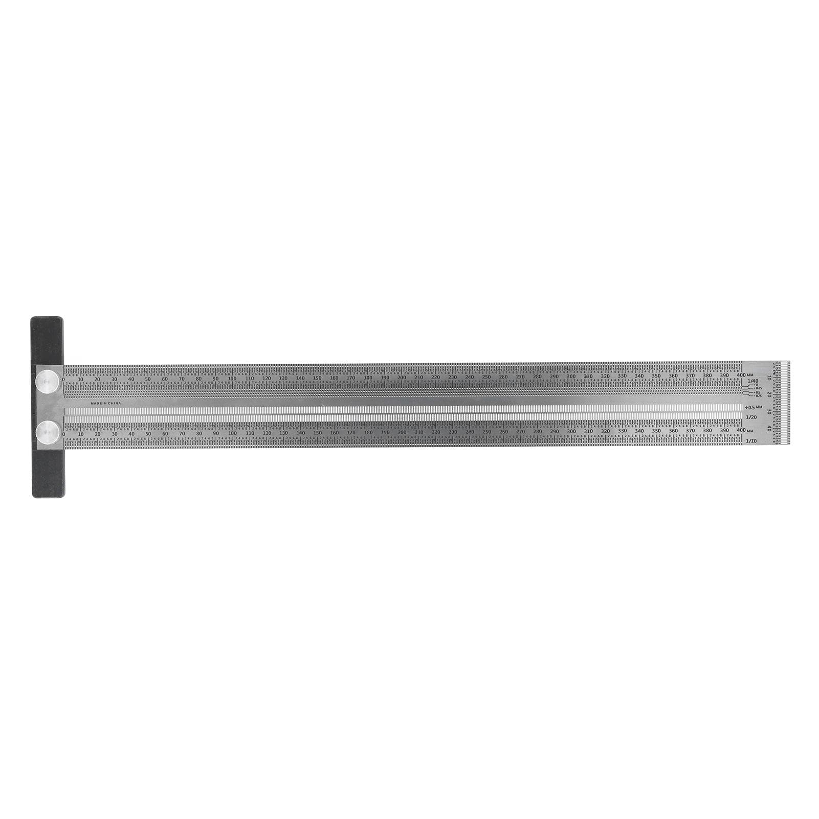 Woodworking Marking T Rulers Positioning Scribing Ruler Gauge Carpenter Measuring Mark Ruler 400mm 400mm / 16in