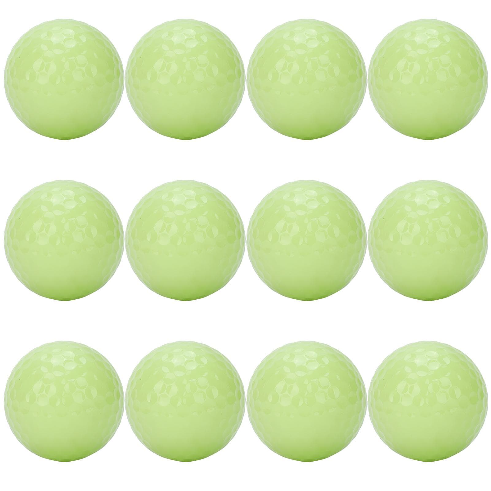 12Pcs Glow Golf Balls Luminous Night Golf Balls Glow in The Dark for Night Sports