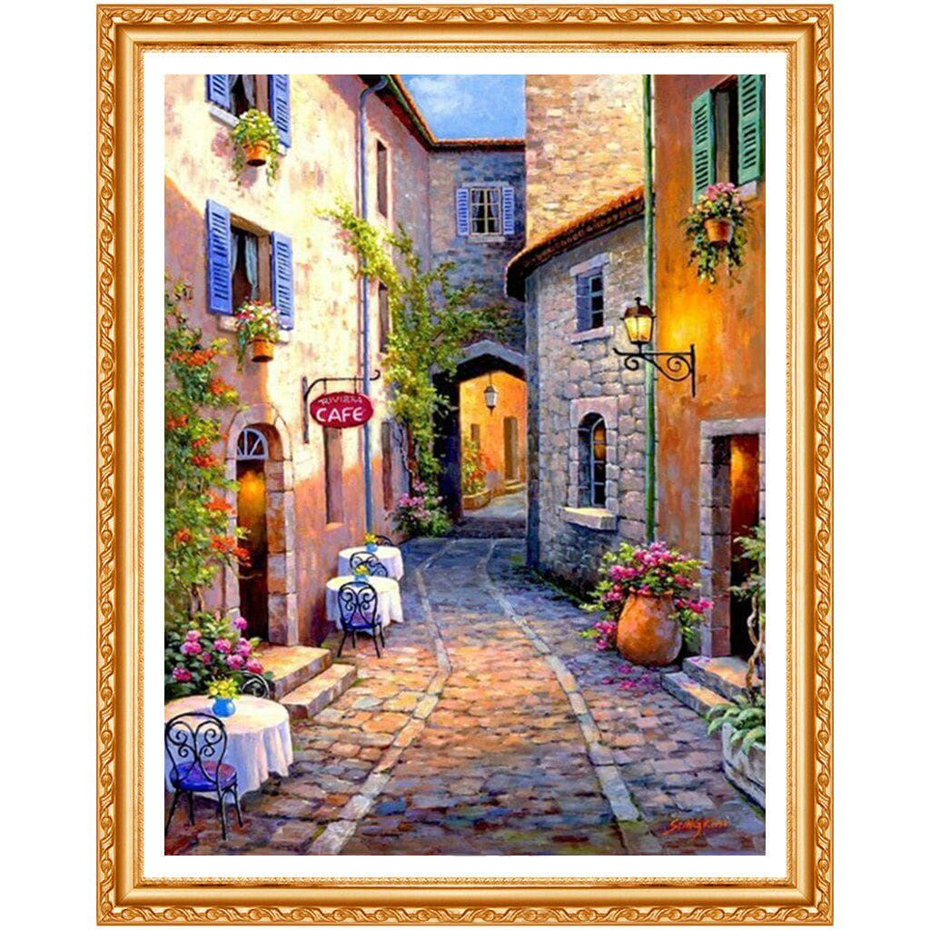 Diamond Embroidery Landscape Painting Cross Stitch Full Drill Diamond Needlework Kits Home Decor 20X30CM