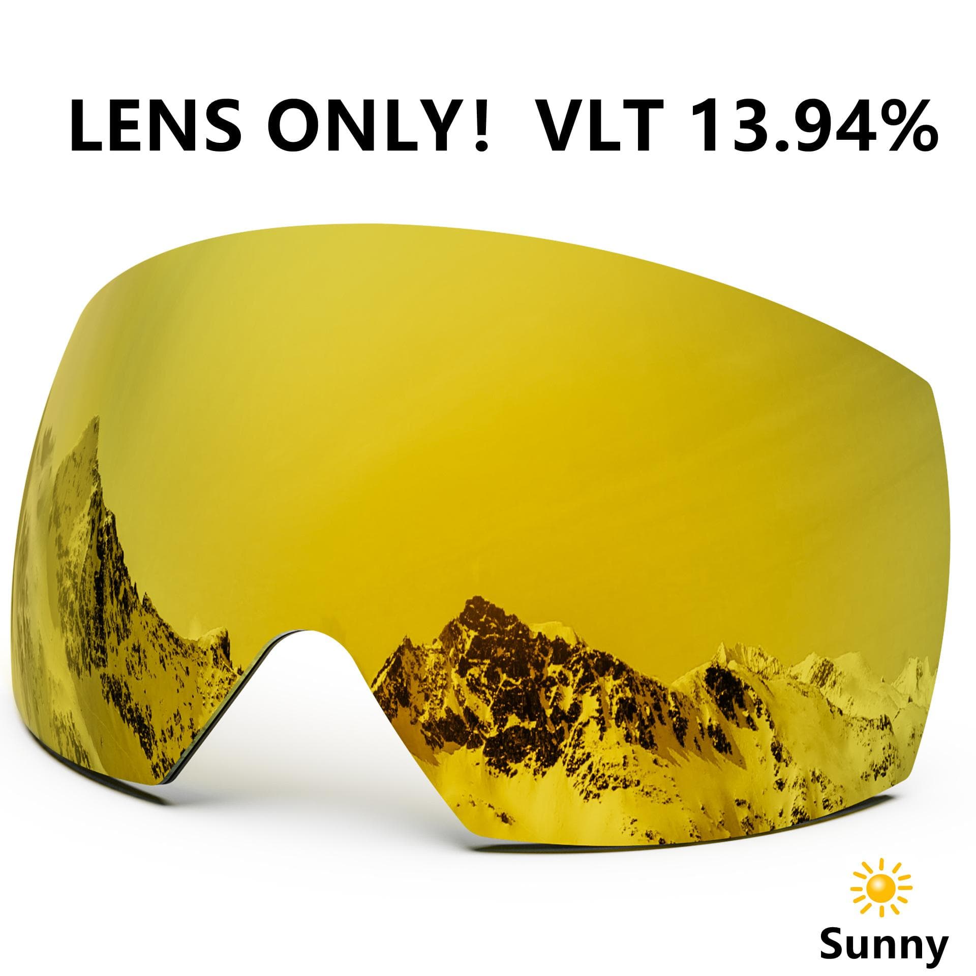 JULI Magnetic Ski Goggles Double Lens Anti Fog UV400 Big Snowboard Glasses For Men Women