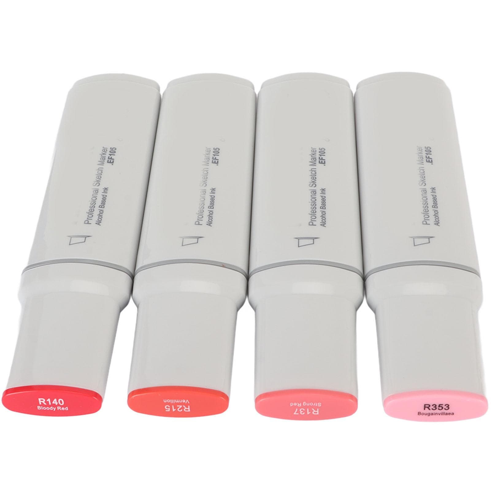 Wide Tip Markers Refillable Ink Wearable Nib Alcoholic Marker Pen for Graffiti Signs Outdoor red