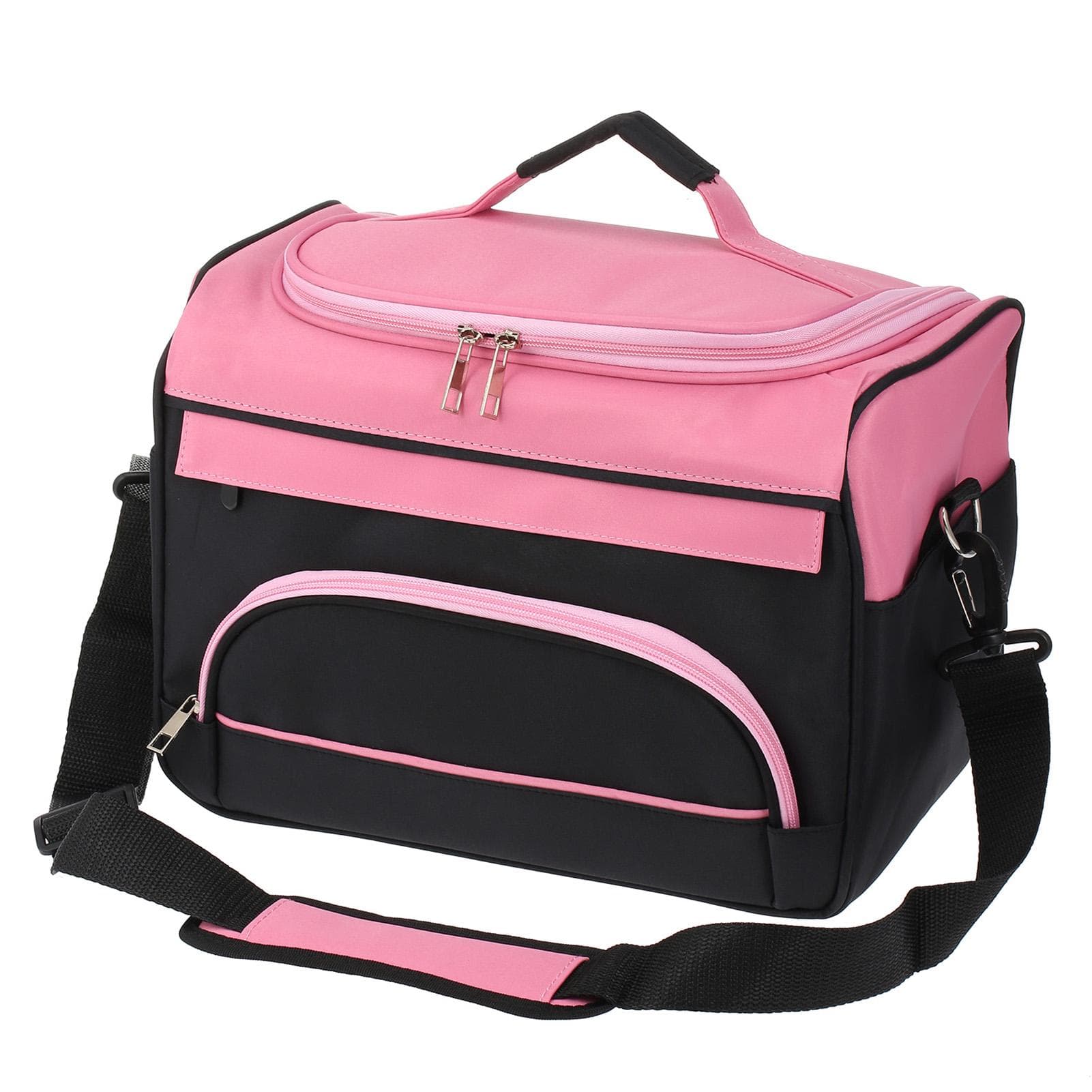 Hair Scissor Bag Salon Barber Handbag Hairdressing Comb Tools Bag Makeup Storage Bag Travel Hair pink