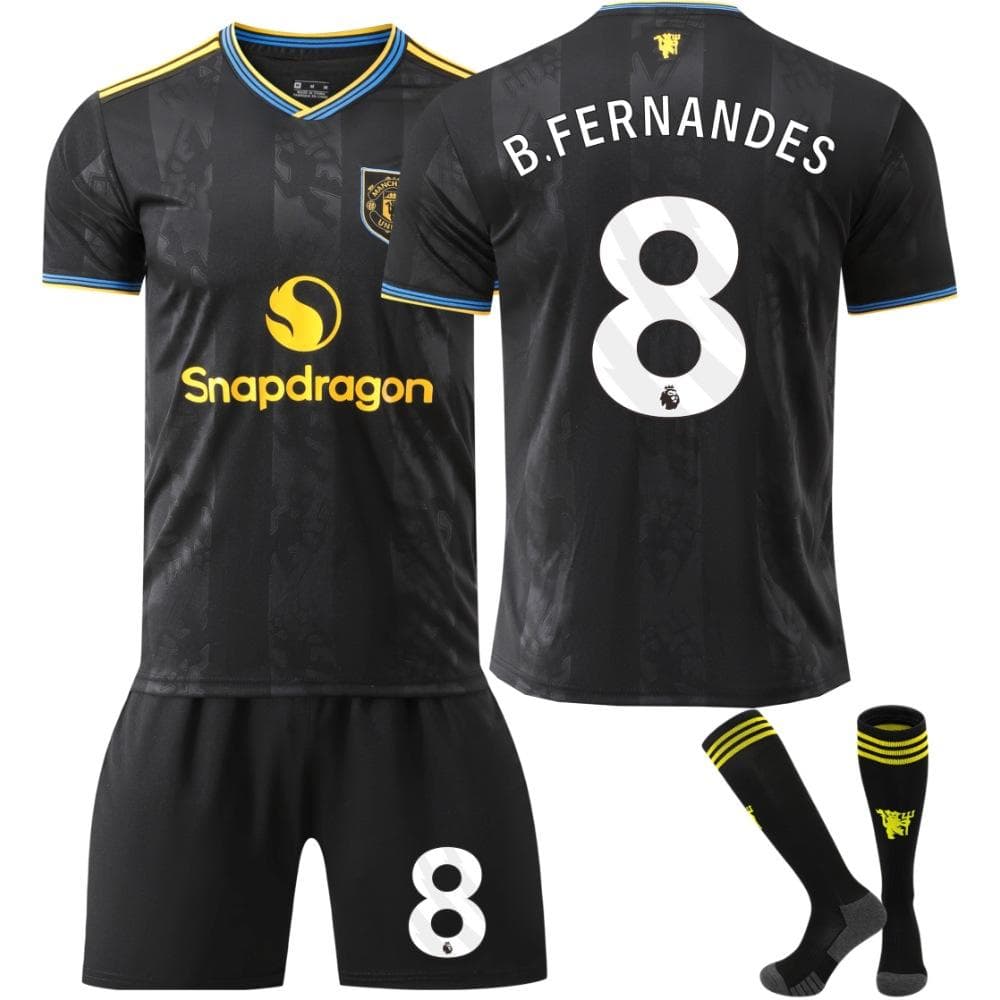 25-26 Manchester United F.C Away Jersey Football Jersey for Kids and Adults B.FERNANDES #8 28