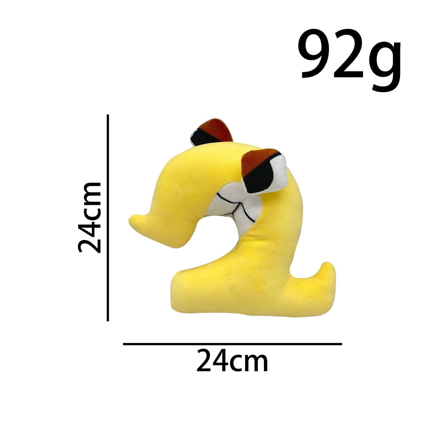 New number Lore plush Enlightenment digital plush toy doll Christmas gift Holiday congratulations toy sleep pillow 20cm