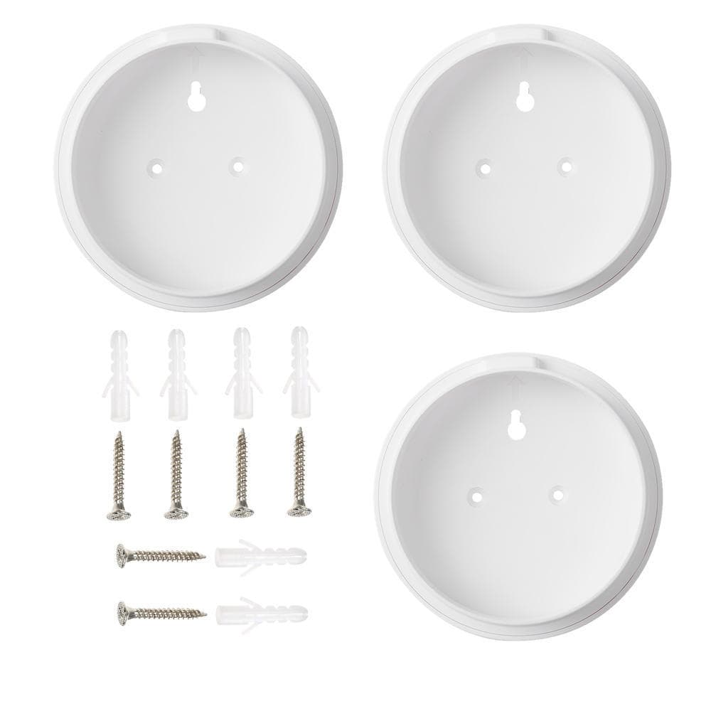 Wall Table Mount Bracket for Google Wifi Security Bracket White 3 Pcs