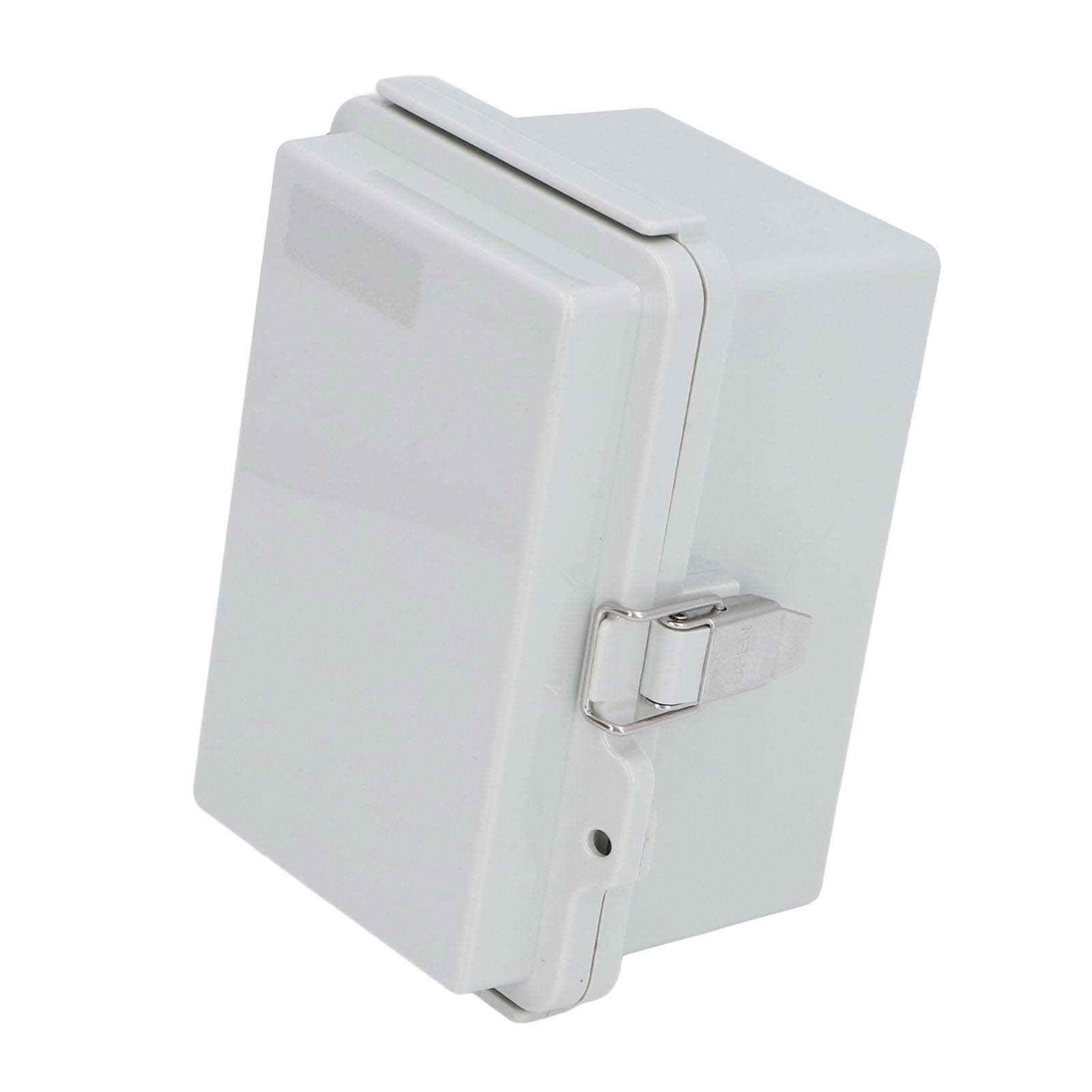 Outdoor Electrical Box IP67 Water Resistant ABS Plastic Project Box with Stainless Steel Hinge for