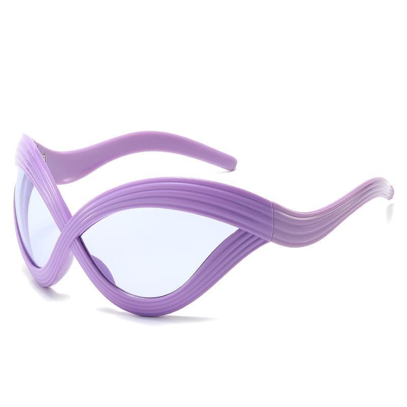 New Hip-Hop Women's Large Frame Oval Sunglasses Fashion Y2k Style UV400 Protection Vintage Eyewear Oculos De Sol As shown in the figu