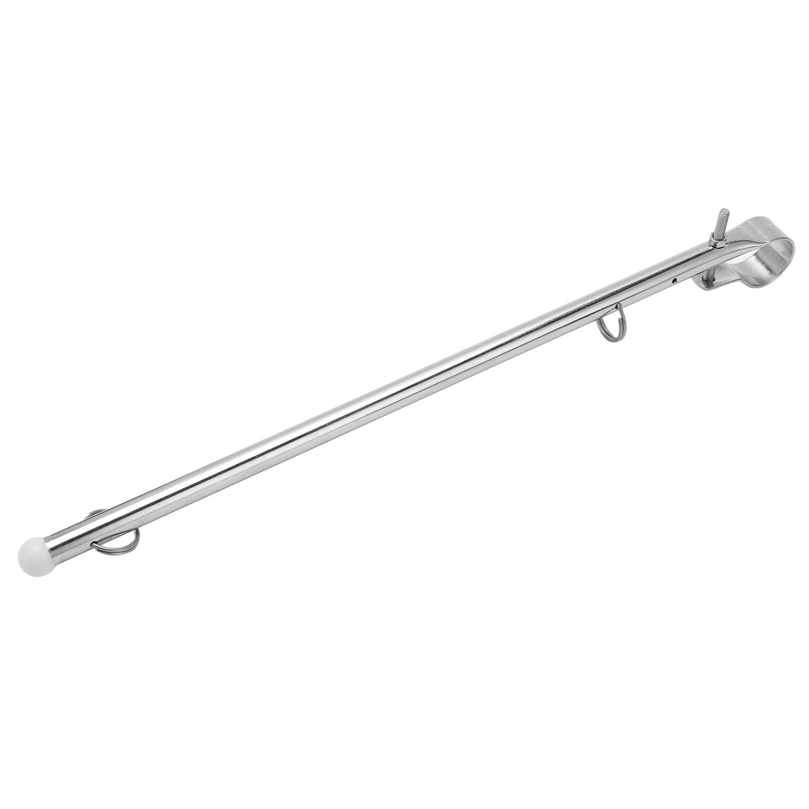 Boat Flag Pole Beautiful Practical Polishing Stainless Steel Rail Mount Marine Yacht Flagpole