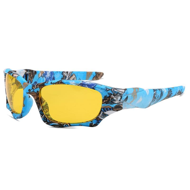 Men's Polarized Tactical Windproof Sunglasses - Military Green, Sports Style Polarized