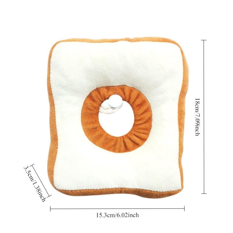 Bread Shape Headgear Soft Pet Costumes Cat Cosplay Headband Premium Material Pet Products For Home Puppy Dog Clothes