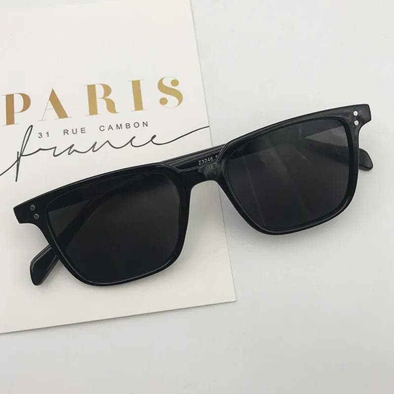 Vintage Rectangle Sunglasses Women Men Polygon Designer Square Sun Glasses Unisex Shades Female Eyewear Fashion Accessories MULTI